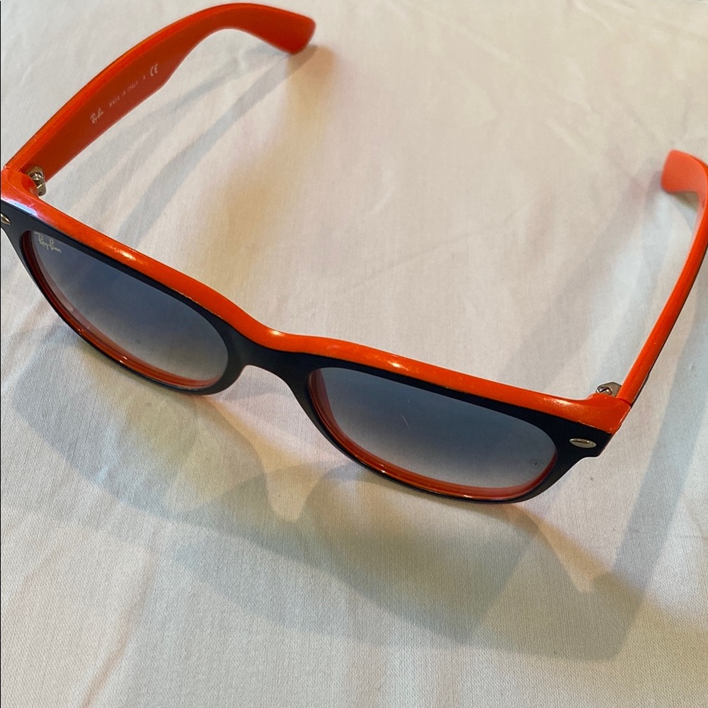Ray-Ban Orange and Black Sunglasses